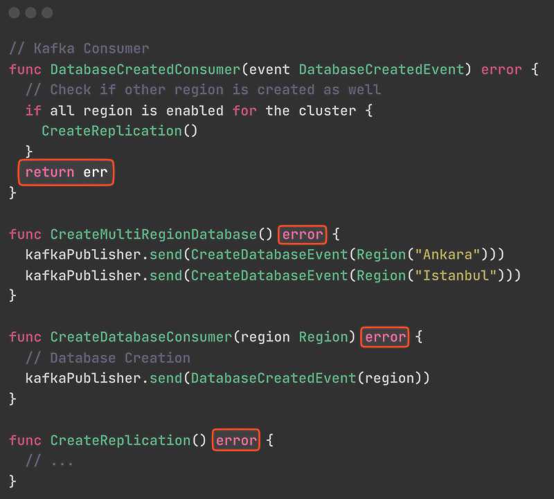 Kafka Error Handling